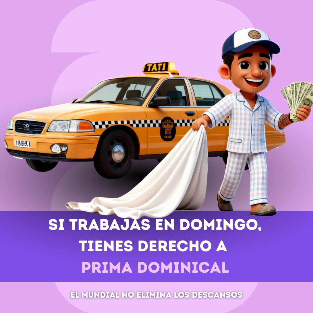 Las personas trabajadoras que presten servicios en día domingo deben recibir una prima adicional de al menos 25% sobre el salario de un día ordinario de trabajo.