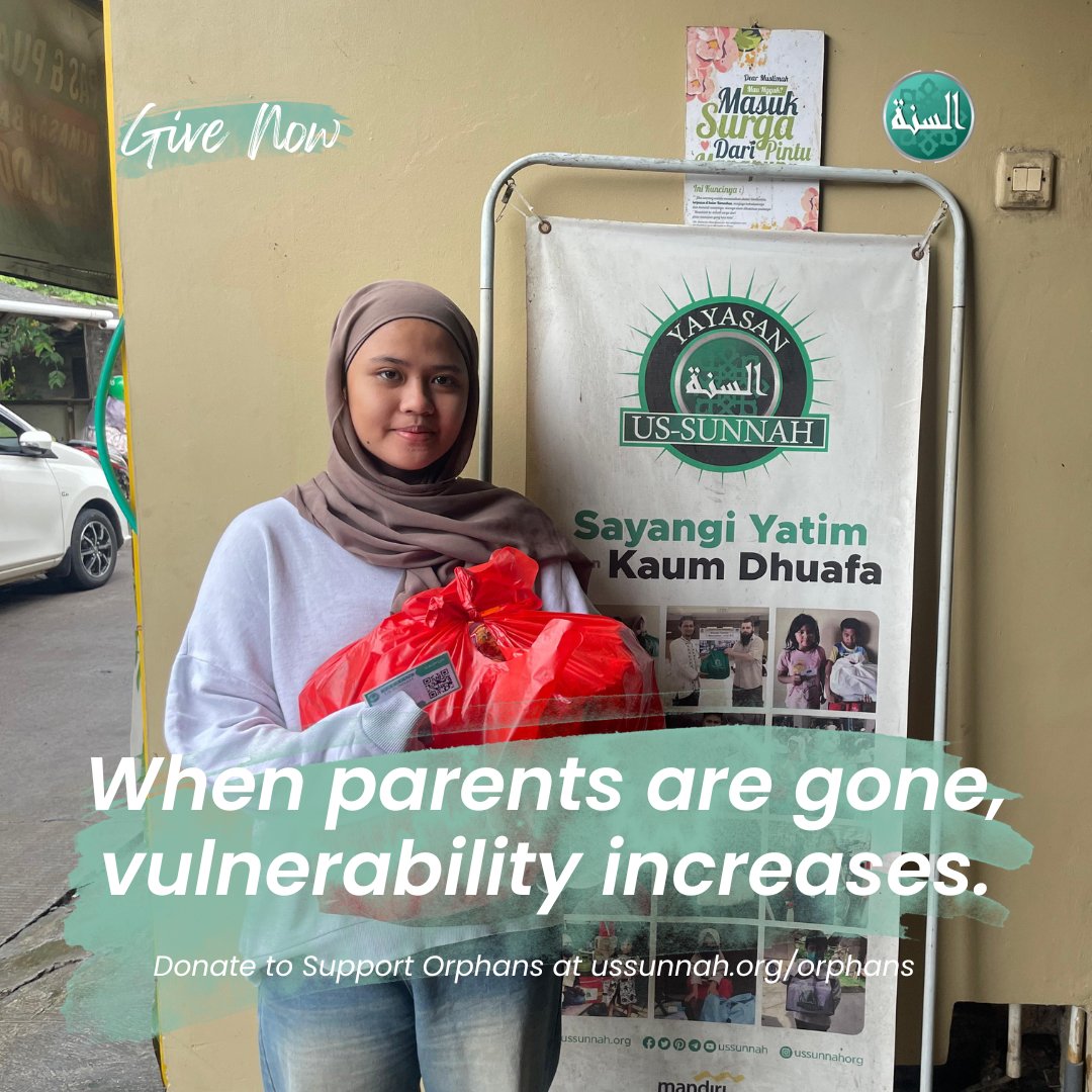 Donate at ussunnah.org/orphans

When parents are gone, vulnerability increases. Step in where protection is missing.

#Quran #Hadith #IslamicReminder #Sunnah #Deen #Faith #IslamicQuotes