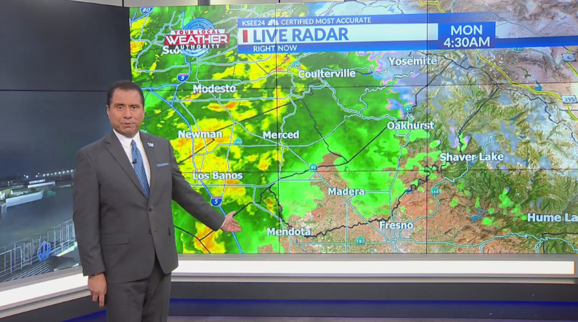 Series of storms for Central California begins today. Now on KSEE24 Sunrise... the heavy rain and gusty winds from today's storm. Plus the colder storms that could impact travel across the state. We're here until 7 AM Join us! #cawx #Merced #Madera #Fresno #Hanford #Visalia