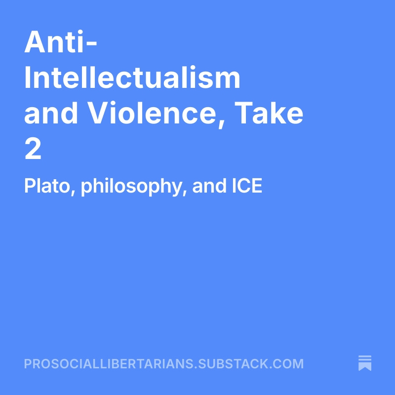 ProLibertarians's tweet photo. Today at PSL, I continue a theme: anti-intellectualism goes with violence.
https://t.co/wCFige6M3N https://t.co/xqHFlEZjye