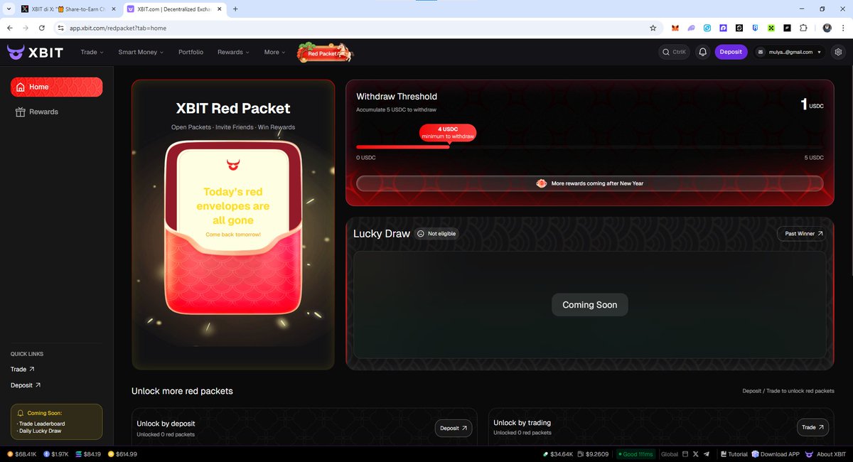 Rositawati89's tweet photo. #XBIT新年红包 #XBITRedpacket
@XBITDEX https://t.co/dUEkUuz3LH
