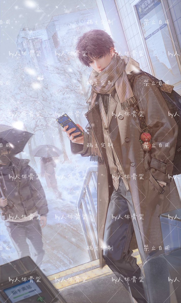 除夕快乐
稿价展示，金主定制，禁止使用。
#恋与深空 
#祁煜