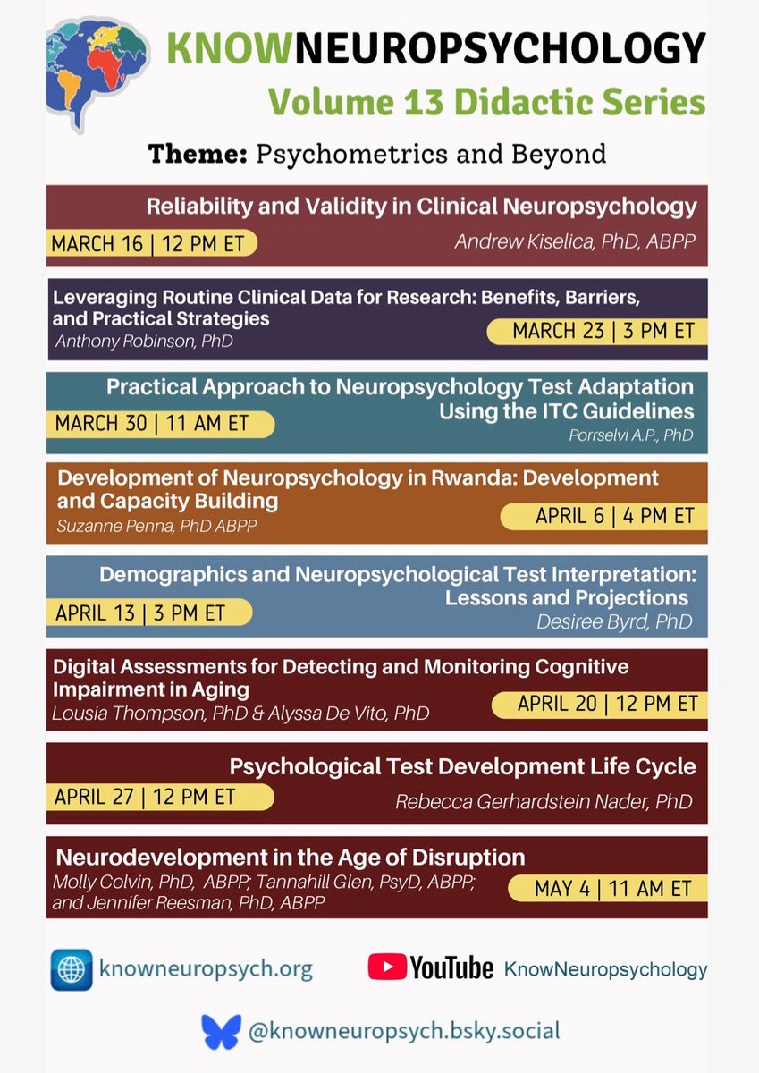 jenreesman's tweet photo. Thrilled to be presenting with @drmollycolvin @tannahillglen on May 4th for KnowNeuropsychology - discussing neurodevelopment in the age of disruption and what it means for neuropsychologists. And an excellent line up of presentations this volume. https://t.co/mRYlaqT2y7 https://t.co/P5107Qeswz