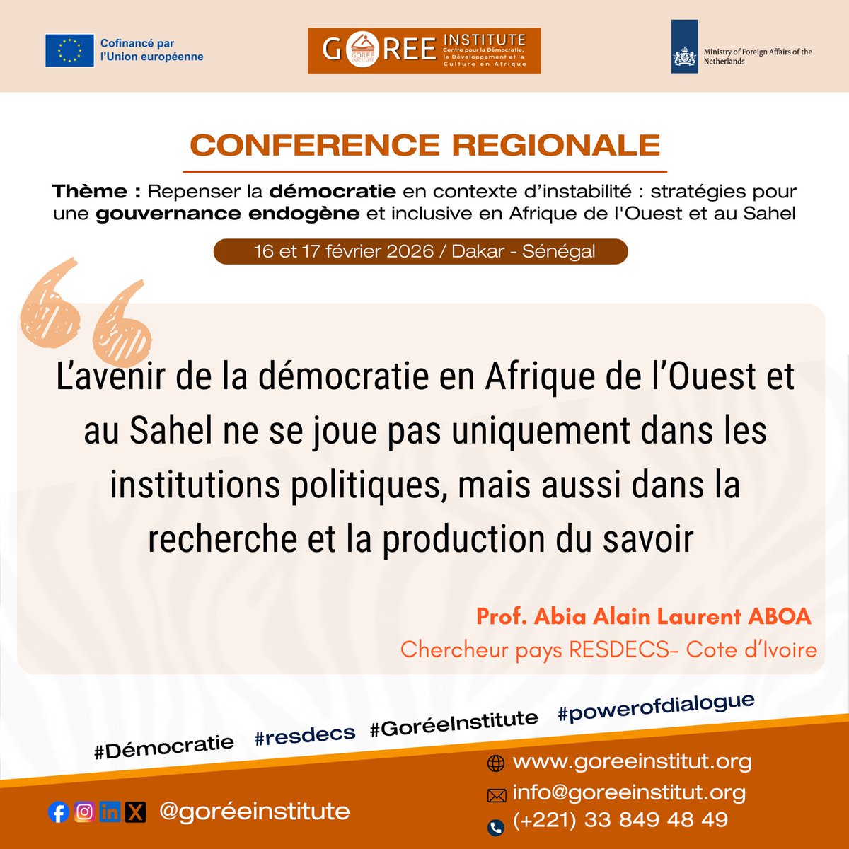 Gorée Institute (@goreeinstitute) on Twitter photo 
