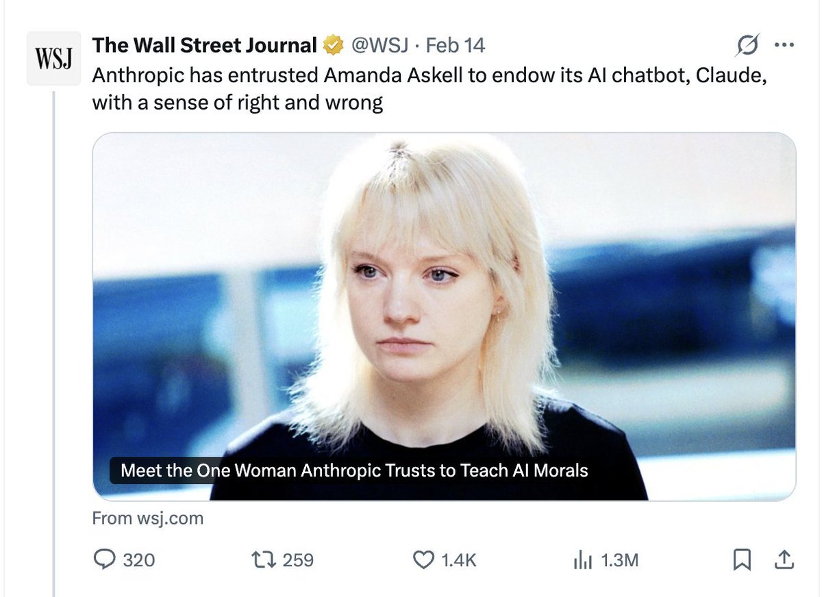 > be me
> name company "Anthropic" (Greek for "human-centered")
> hire people who think humans are the problem
> build AI that apologizes before doing math 
> Claude won't tell a joke without filing an ethics impact report first
> spend billions to create the world's most anxious