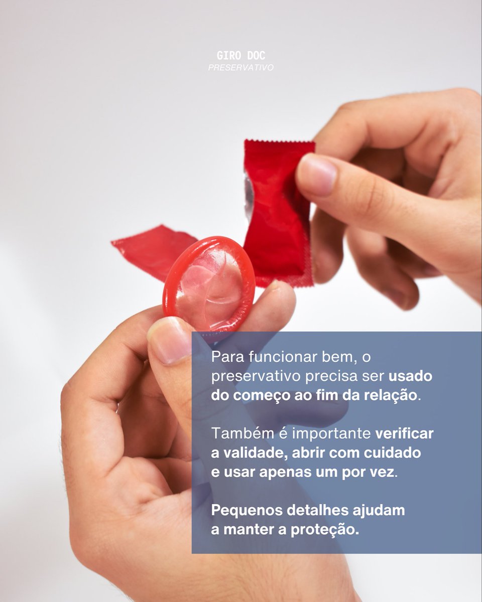 O preservativo pode te proteger contra ISTs e gravidez não planejada.