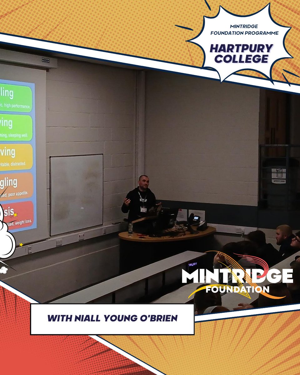MintridgeFDN's tweet photo. Last week, @Hartpury kindly welcomed Niall Young O'Brien from WHYSUP to deliver impactful sessions on alcohol awareness to some of their students. 

A huge thank you to Hartpury College and to Niall and the WHYSUP team for their brilliant delivery and support. https://t.co/3cG90NPMG8