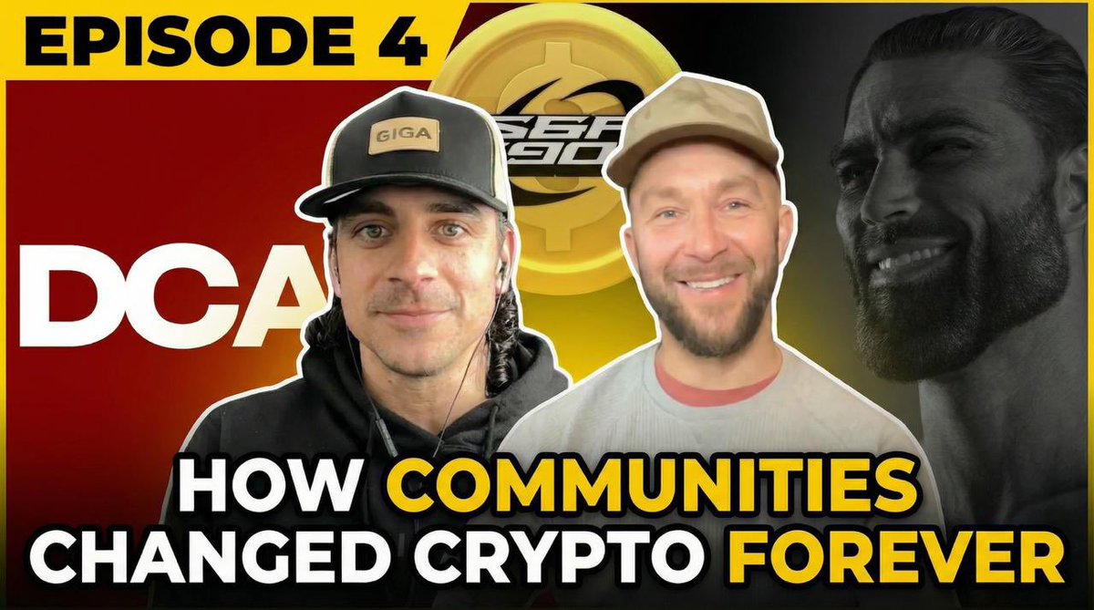 Episode 4 of the DCA poDCAst drops this Friday. <a href="/Cryptic_Mang/">Cryptic Mang 🗿🧲🍿</a> and <a href="/jasbarden/">LoadTheBags</a> sit down and talk about why community matters in crypto. 

You don’t want to miss it. Make sure to like, share and subscribe to the channel.

Each week we bring you a new episode to help give you the