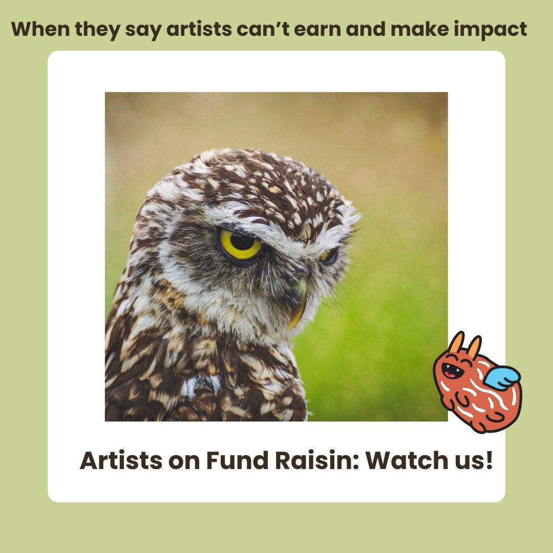 Artists don’t have to choose anymore.
Income and impact can coexist.
#FundRaisin #Artforacause #Artists