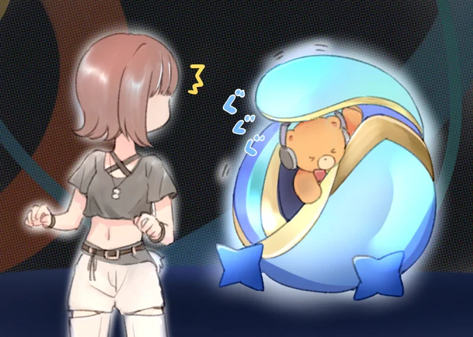 これは帰りたくないあん肝ʕ>ᴥ<ʔヤダ #そらぱ2026 #そらArt