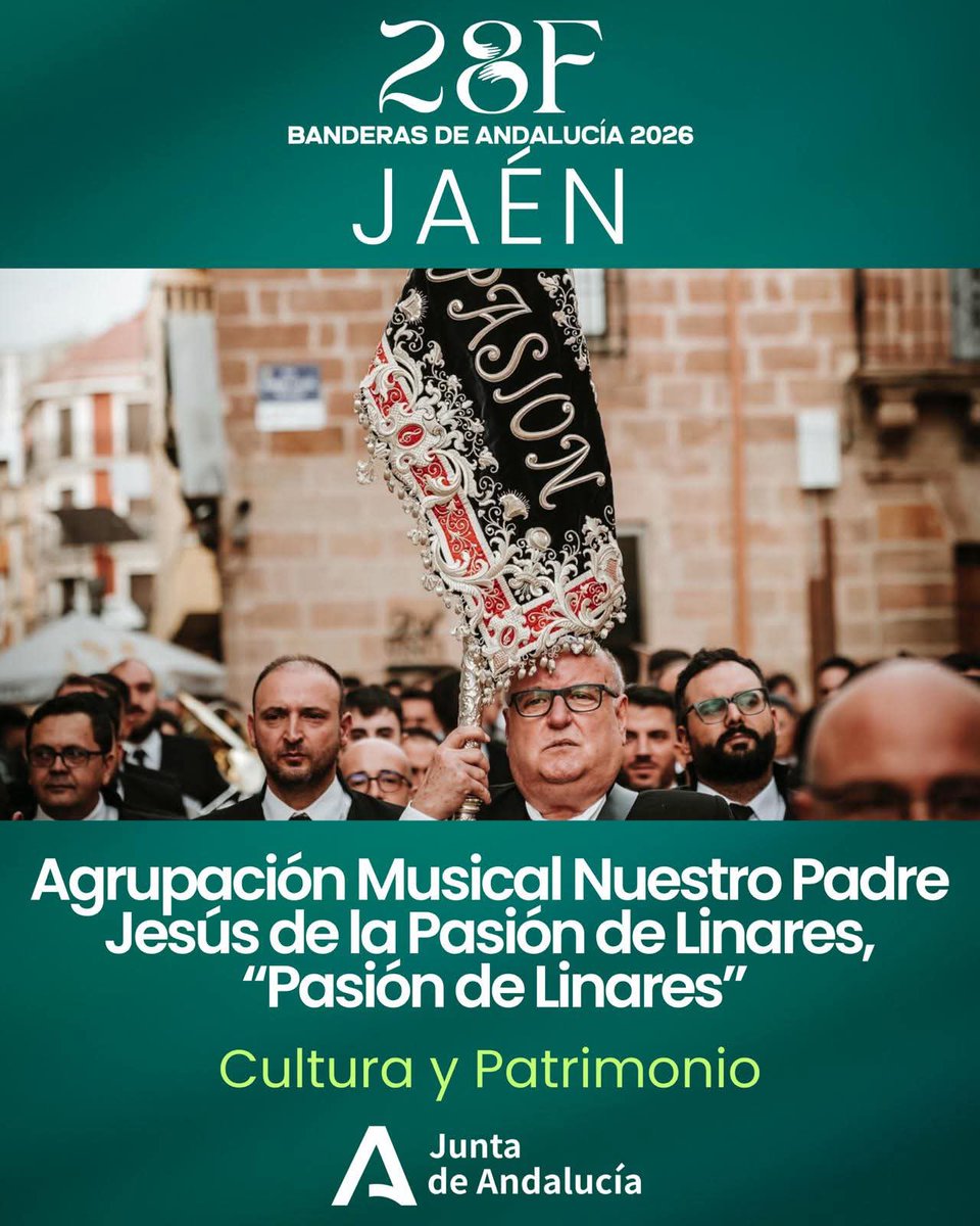 Hoy, abrumados y llenos de ilusión, recibimos la noticia de ser galardonados con la 𝗕𝗮𝗻𝗱𝗲𝗿𝗮 𝗱𝗲 𝗔𝗻𝗱𝗮𝗹𝘂𝗰𝛊́𝗮 𝗱𝗲 𝗝𝗮𝗲́𝗻 𝟮𝟬𝟮𝟲 en la categoría de Cultura y Patrimonio, por parte de <a href="/AndaluciaJunta/">Junta de Andalucía</a> y <a href="/JaenJunta/">Junta Jaén</a>.

👏 Eternamente gracias, y felicidades al resto