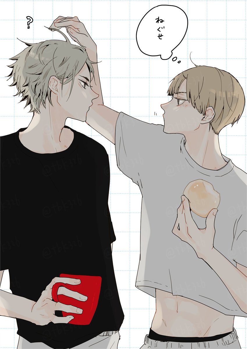 （寝癖と）瀬見白