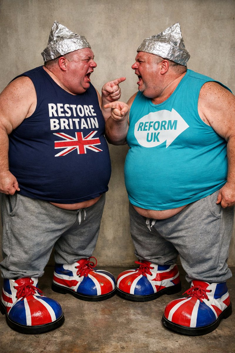 Reform UK
Vs
Restore Britain
