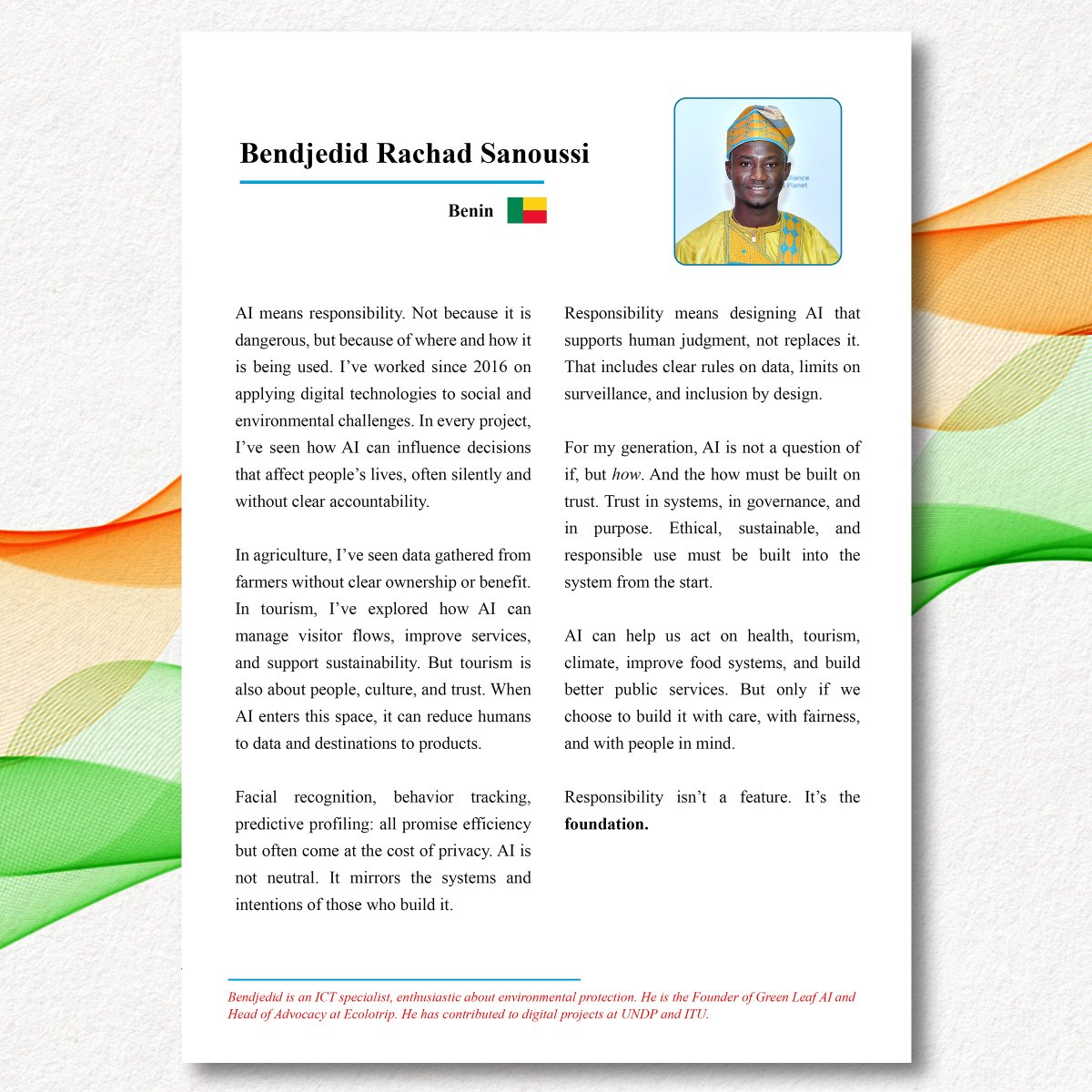 aiforgoodfeshub's tweet photo. We are proud to share that our Hub Leader, has been featured in #YouthVoicesInAI, a special publication for the India–AI Impact Summit 2026 https://t.co/RJe2SOVr2A.
Road to #AIImpactSummit2026 https://t.co/oUYIDFoNnH.

#YoungAILeaders #FesHub #IndiaAI #ResponsibleAI https://t.co/XjhmiLwlXs