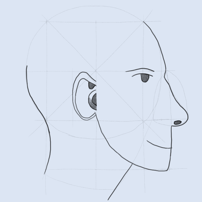 SweetGab_'s tweet photo. A face needs ears and an important nose. #art #digitalart #drawing #learntodrawin30days https://t.co/O6T3JXdkjU