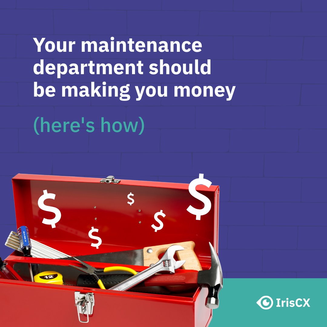 Most multifamily operators are leaving money on the table with maintenance. 

New post: How Maintenance Revenue Changes Everything: From Cost Center to Profit Driver 

🔗 iriscx.com/maintenance-re…

What's your take? Is maintenance a cost center or a revenue opportunity in your org?