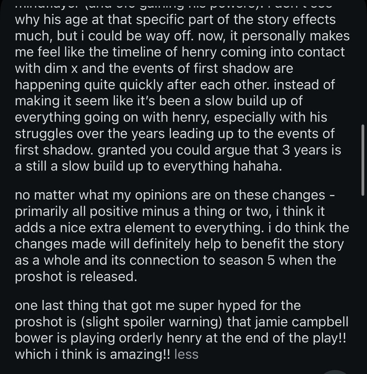 ‼️allegedly changes have been made to TFS for the filming of the pro shot‼️