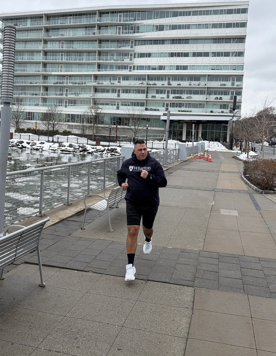 Early morning Boston Marathon Training in New Jersey
