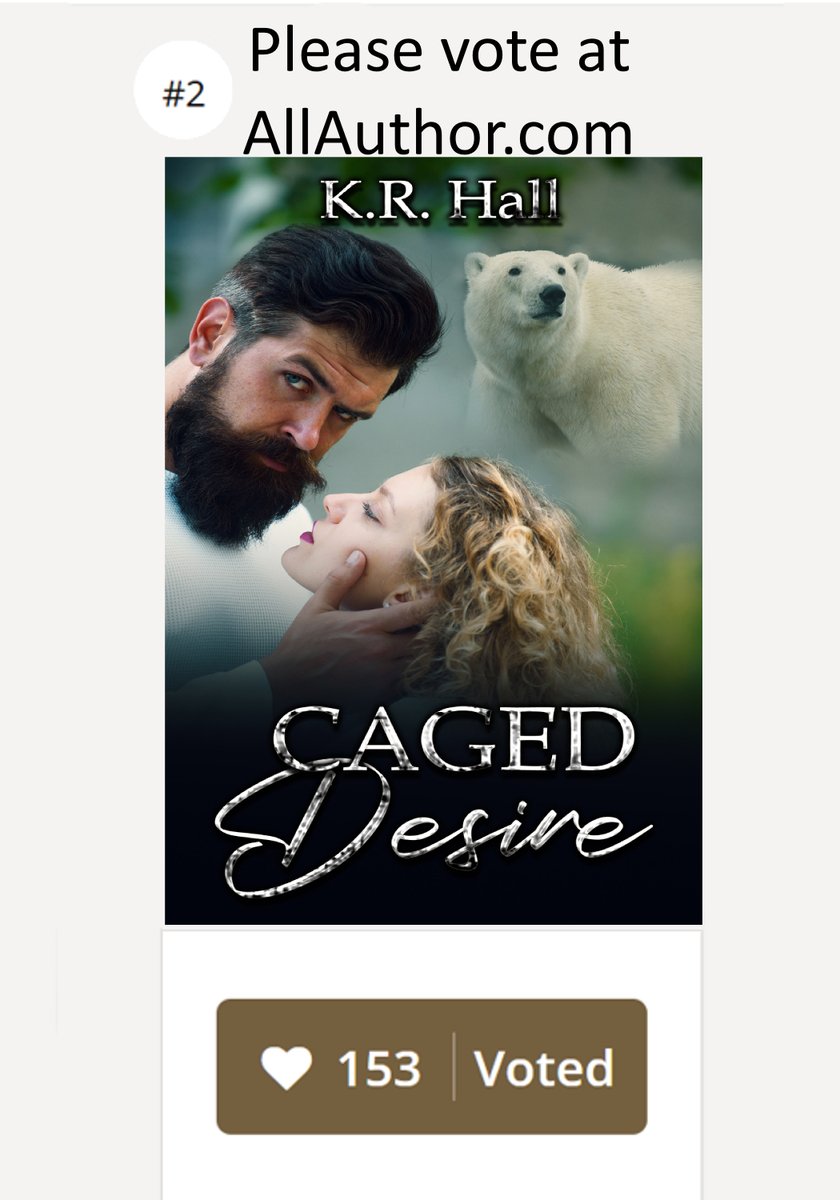 Show me some love and vote for my cover at the #CoverOfTheMonth contest. 

Thank you to everyone who has voted this month!

 You can vote twice each Saturday. You can vote regularly and anonymously. Voting anonymously requires you to vote for all covers.

allauthor.com/cover-of-the-m…