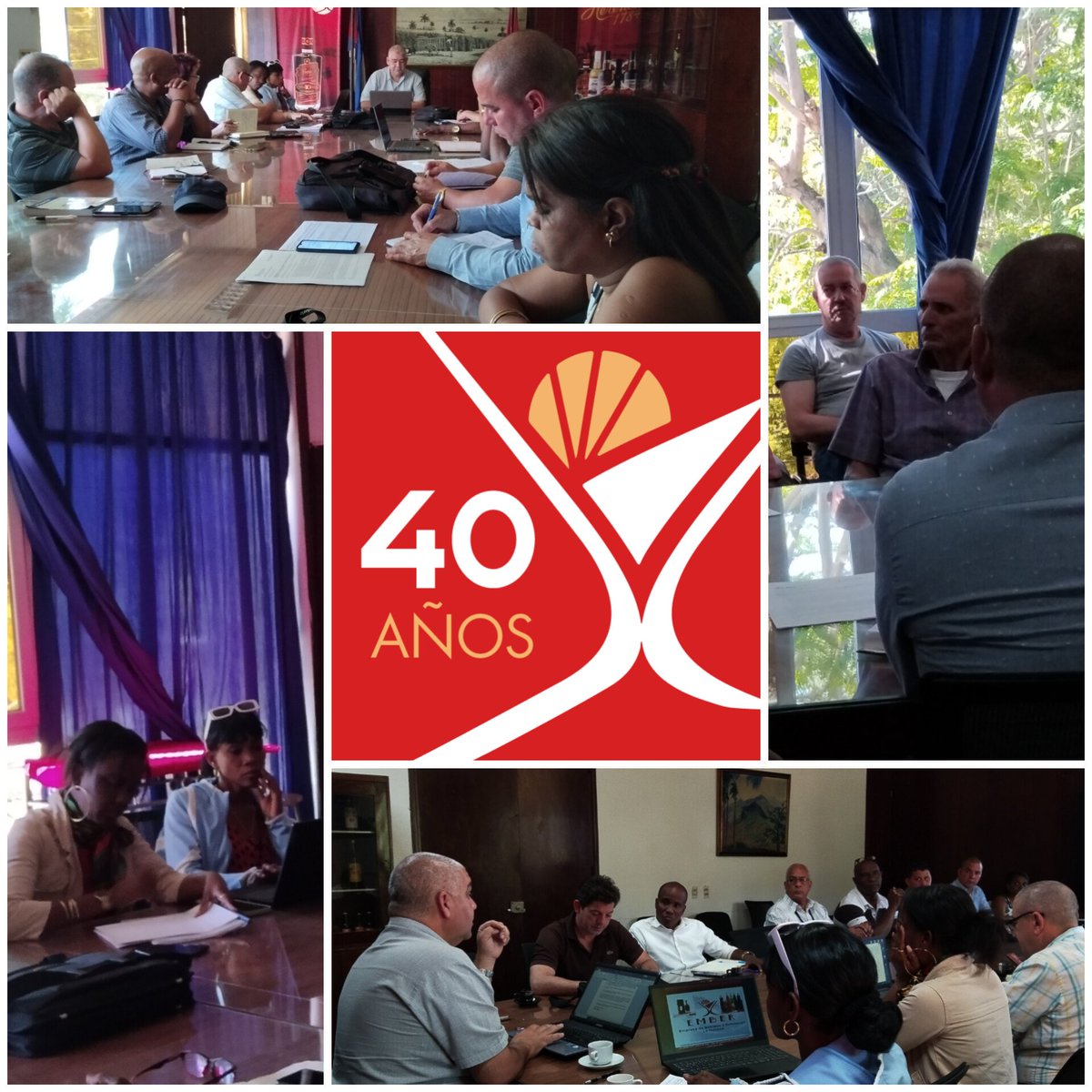 #IniciandoLaSemana |🗨️💬 Reunión de trabajo en la #EmberLaHabana, con el liderazgo del director general de la entidad, Juan Carlos Poveda López

📑En Agenda, evaluación del cumplimiento de los objetivos de trabajo propuestos en el año 2025 y proyecciones para 2026

#CubaEstáFirme