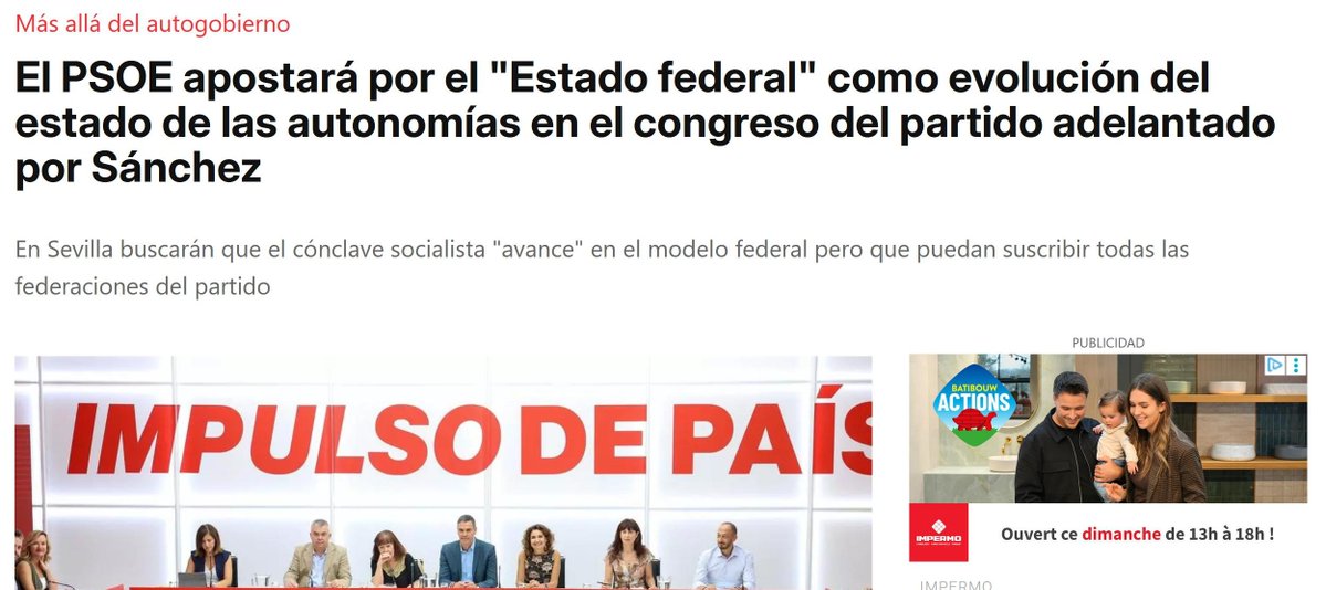 Us heu confós. No és Catalunya la que aposta pel federalisme, és el PSOE. I Felipe González, veritable musa (resclosida, si voleu) del nacionalisme espanyol. No enganyeu la gent.