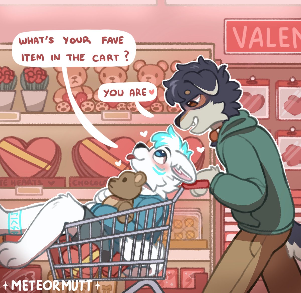 JustInDaFloof's tweet photo. This is too cute, thank you to @Bra_Desu and @MeteorMutt https://t.co/FpHt3Jt58n