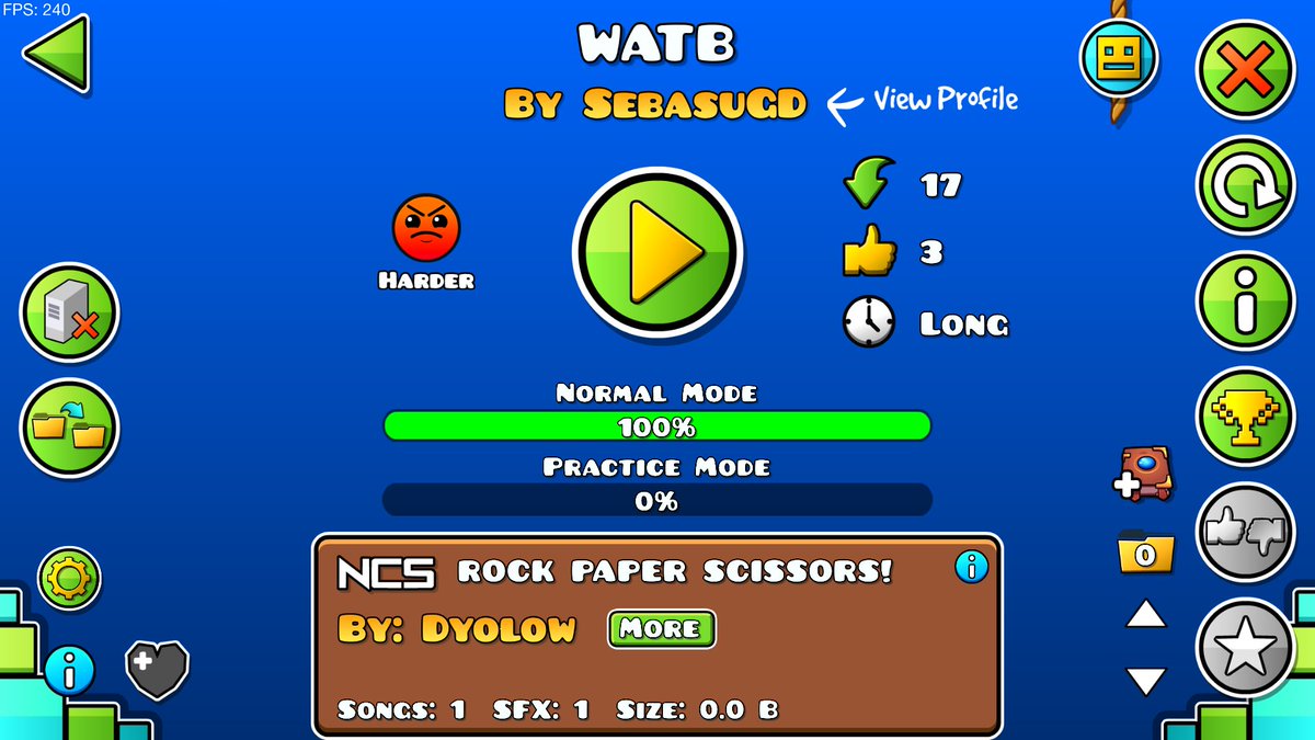 Nuevo nivel megacollab
"WATB"
ID: 133653674