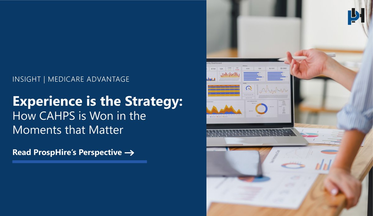 CAHPS isn’t won during survey season. It’s earned in the moments before it. High-performing Medicare Advantage plans treat experience as an always-on strategy not a campaign. Read: Experience Is the Strategy: How CAHPS is Won in the Moments That Matter: prosphire.com/issue-briefs/e…