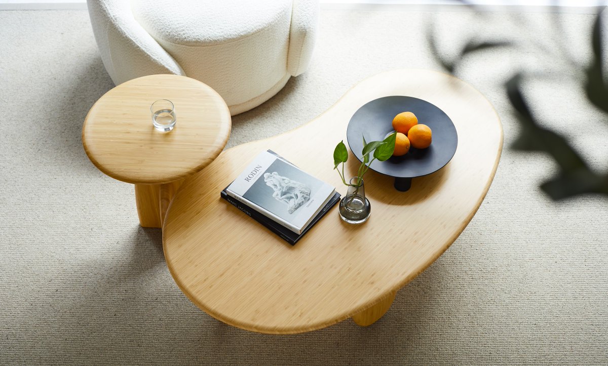 Modern Curves that spark conversation.
Zephyr brings bold curves, asymmetrical design + natural beauty to your space. Designed in solid bamboo + handcrafted to perfection —perfect for modern and high-end interiors.

#livegreenington #sustainablefurniture #style #ecoluxury