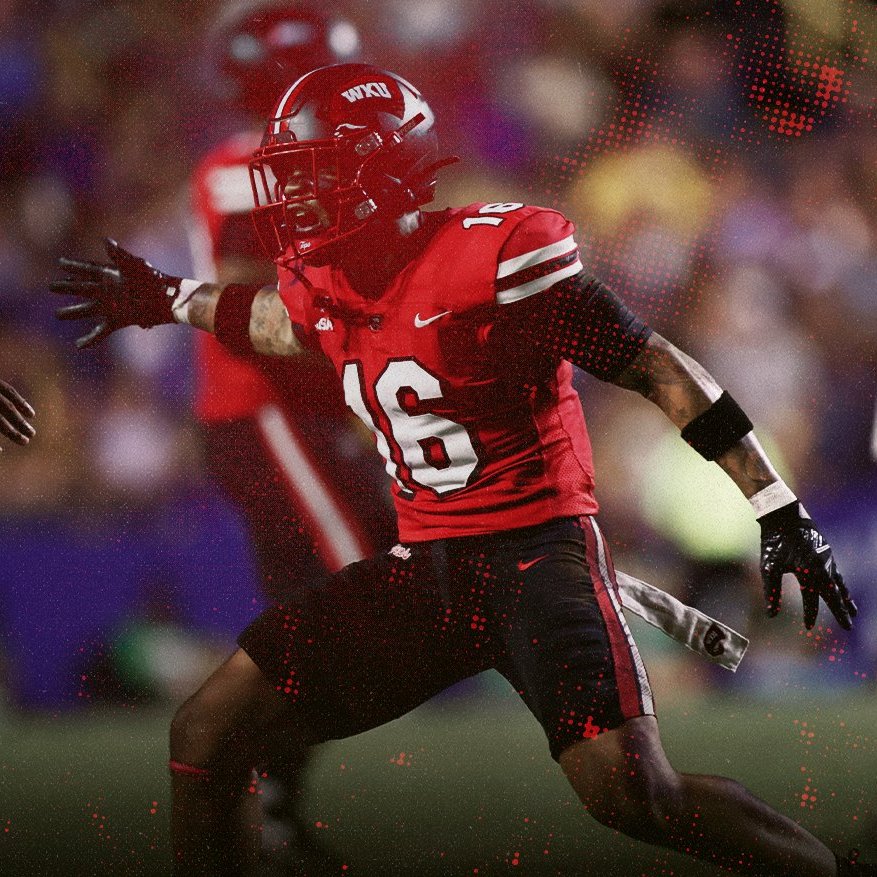 CamMellor's tweet photo. Lowest catch rate allowed, CUSA safeties in 2025:

Avarion Cole, Western Kentucky: 33.3%
Sam Fongang, Louisiana Tech: 40.0%
Naeten Mitchell, New Mexico State: 48.7%
Al-Ma'hi Ali, Western Kentucky: 53.6%
Jakari Foster, Louisiana Tech: 53.8%
Brylan Green, Liberty: 54.5%
Joshua Cobbs, Louisiana Tech: 54.5%
Caleb Nix, Jacksonville State: 55.2%
Maguire Neal, Missouri State: 56.0%

(📸: @WKUFootball)
*min. 100 snaps in coverage, 10 targets; data via TruMedia/PFF