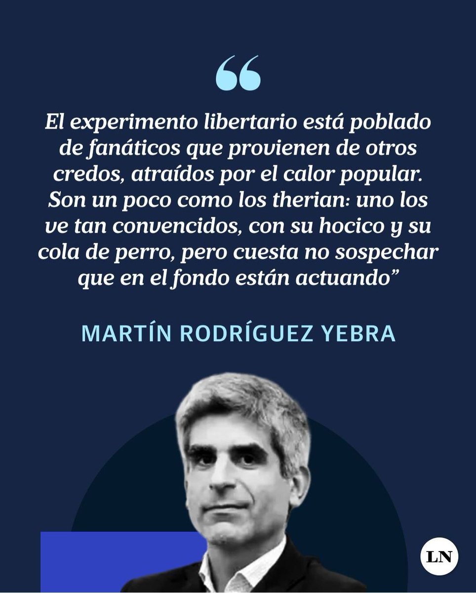 Me encantó esta definición de libertarios. Y ésta es el mejor ejemplo. Es una artista de las operetas: lo fue con MM, con la pandemia y ahora con éstos. Delirio total. Parece k pura