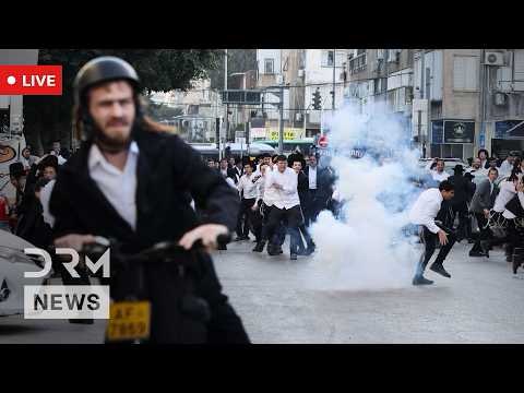 Jakby ktoś się zastanawiał co słychać w kwaterze głównej NWO to Żydzi biją się między sobą bo ortodoksi nie chcą iść do wojska. A wojsko ich chce