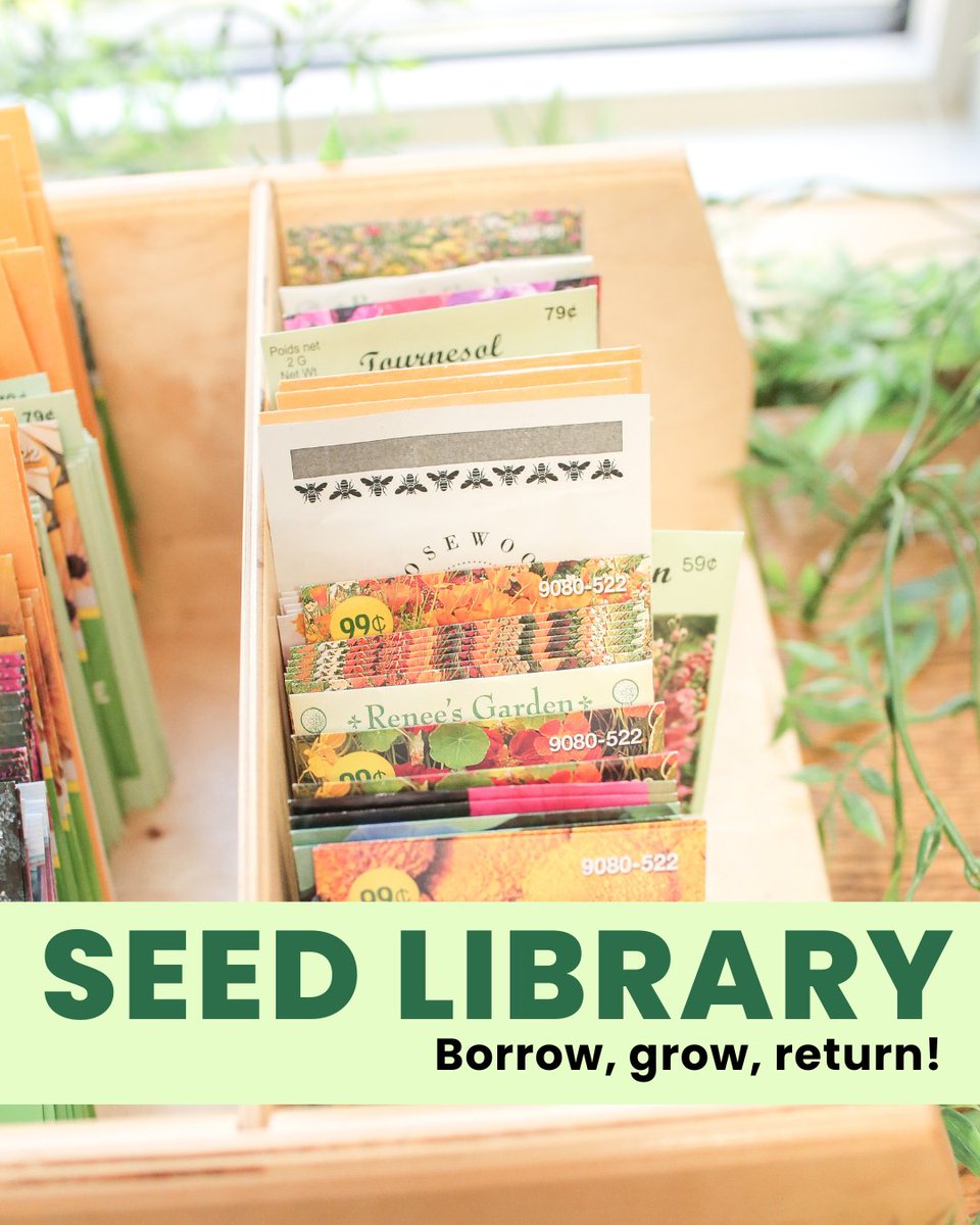 It's that time of year! The Seed Library is officially back 🪴

Visit brantlibrary.ca/seedlibrary to request a curated selection straight from the hands of our Seed Librarians