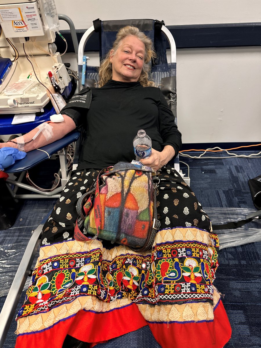 Gina is O positive and knows how important her blood type is. 🩸
O+ is the most commonly used blood in hospitals because it’s compatible with most patients. When she saw a blood drive sign, she stopped in and gave. ❤️