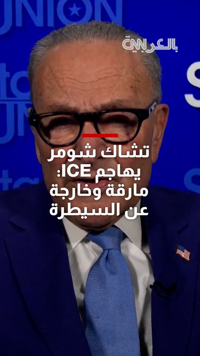 "لدينا 3 أهداف أساسية لكبح جماح دائرة الهجرة والجمارك وإنهاء العنف".. تشاك شومر يهاجم ICE 