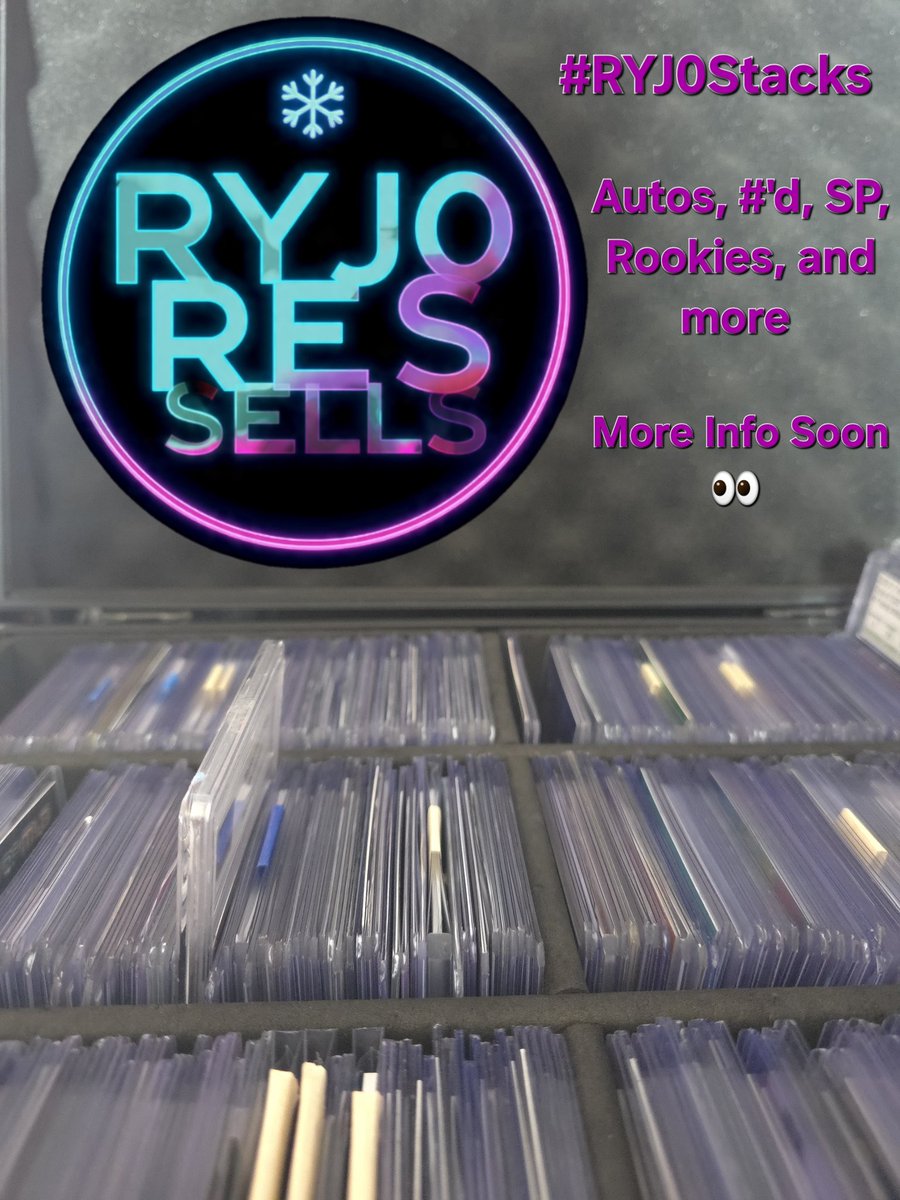 RYJ0Resells's tweet image. Think we're going to give a stack sale a try. More info to come 👀 

#RYJ0Stacks