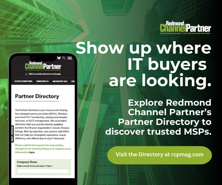 If your MSP listing is outdated, your visibility is too.

The <a href="/RedmondPartner/">Redmond Channel Partner</a> Partner Directory helps IT buyers find and compare providers, so accurate services and details matter when they’re shortlisting fast.

Explore the directory: rcpmag.com/partners/lists…

#MSP #ITServices