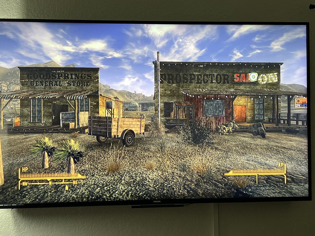 今回のラスベガスの旅で1番感動したのは……グッドスプリングス！！
私が人生で1番愛したゲーム「Fallout New Vegas」に出てくる、実在する街。
まさかここに行ける日が来るなんて😭💗