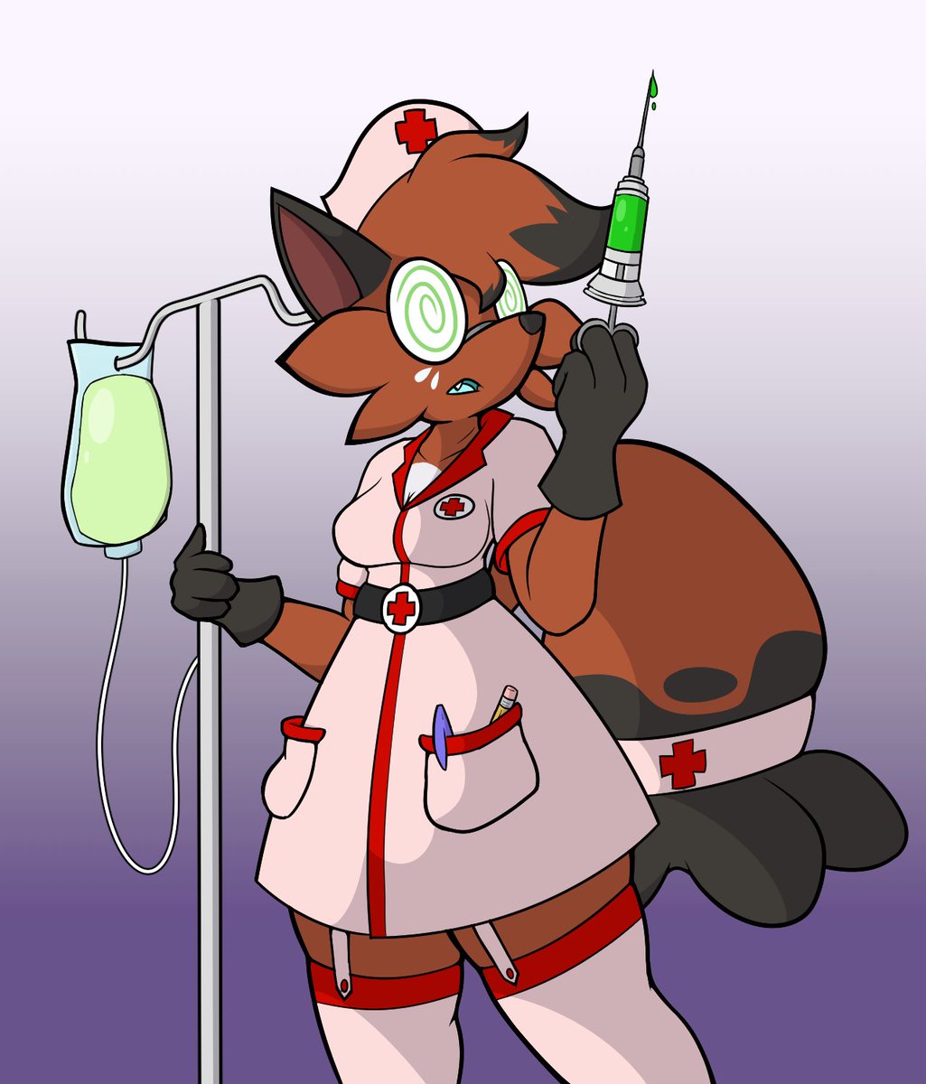 MrNeo_'s tweet image. "Time for your shots."

Nurse Macro Nickit is something I'm surprised I didn't xraw already...