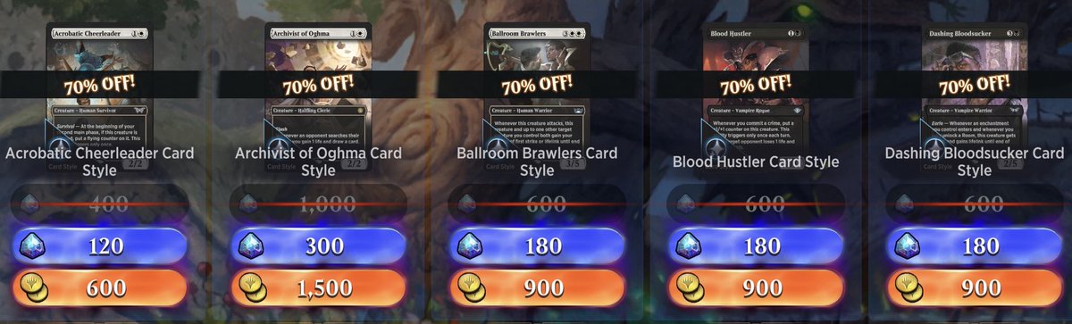 Here are the #MTGArena Daily Deals for today! #MTG #MTGA #ARENASTYLES ⁦<a href="/MTG_Arena/">MTG Arena</a>⁩