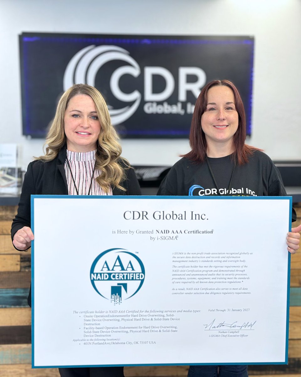 CDR Global, Inc. tweet media