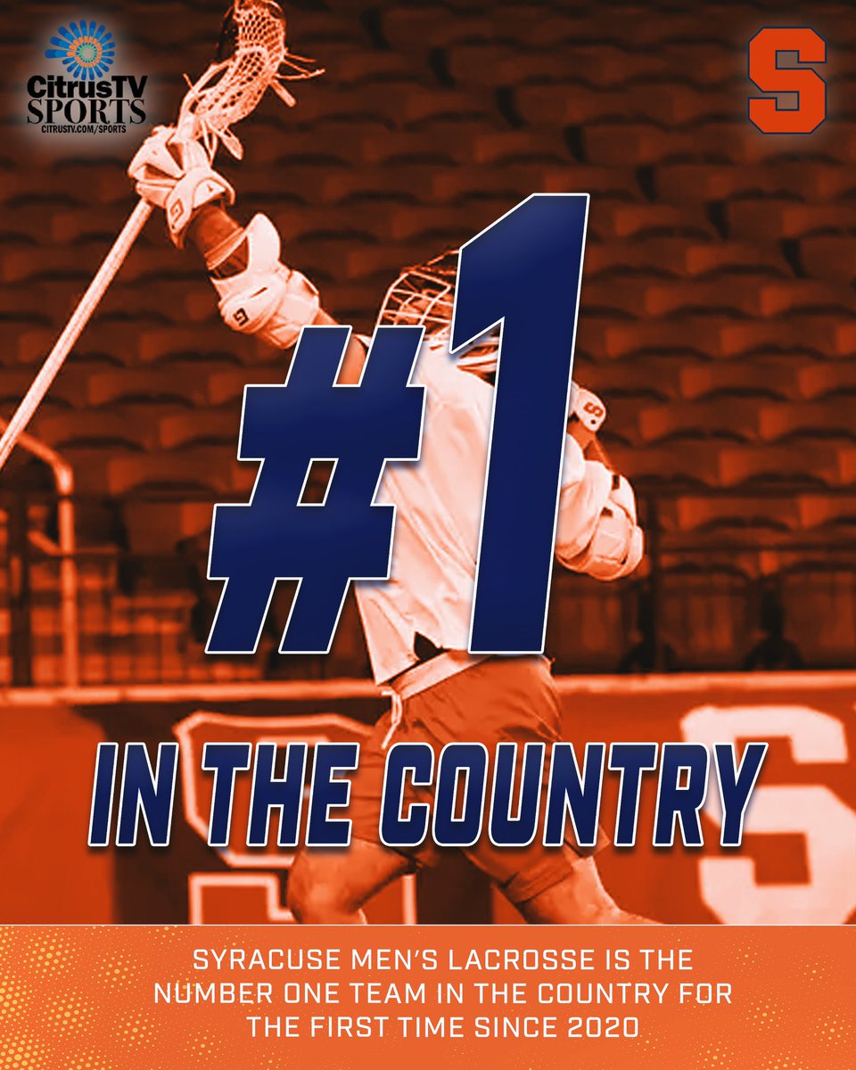<a href="/CuseMLAX/">Syracuse Men’s Lacrosse</a> sits at the top of the <a href="/Inside_Lacrosse/">Inside Lacrosse</a> media poll for the first time since 2020.