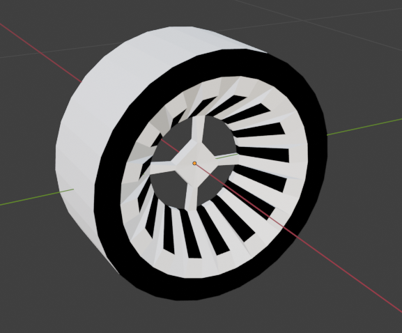 devbobcz's tweet image. Nice. And what about my low-poly wheel. ⭕️   #hardtrace #whell