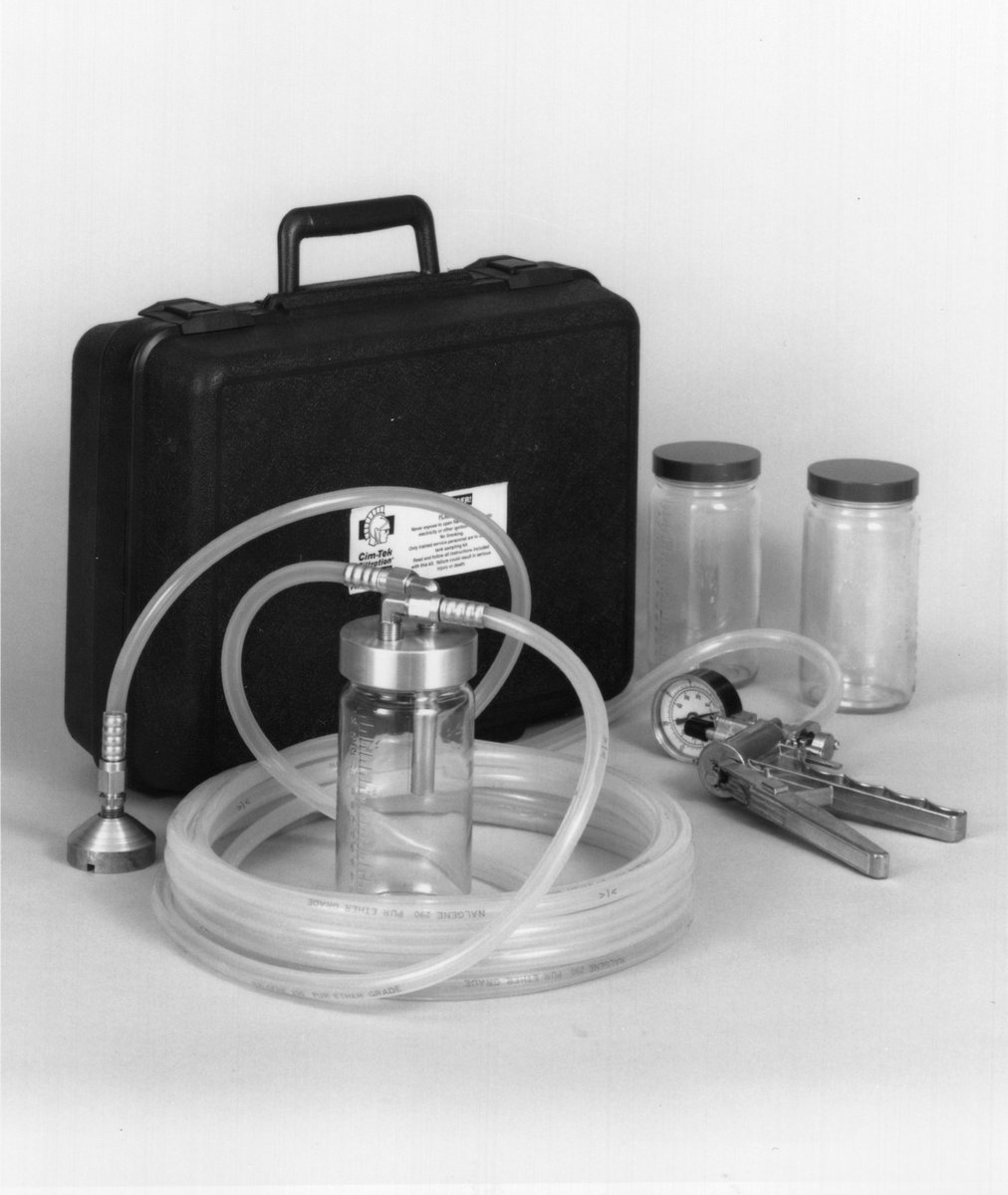 Cim-Tek Filtration 70th Anniversary Look Back - The original tank sampler kit. While there have been minor changes over the years, this product remains in use today. 
Archive photo

#CimTek #CimTekFilters #70thAnniversary #70YearsStrong #QualityProducts #Dependable #MadeInUSA