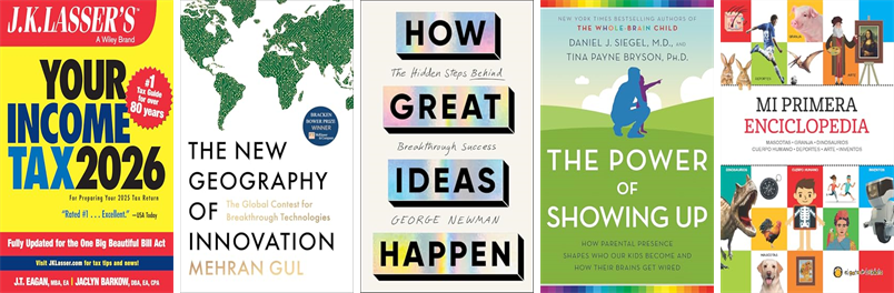 This week the Stevens Memorial Library has ten new books.  New items include J.K. Lasser's Your Income Tax 2026. wowbrary.org/nu.aspx?p=1529…