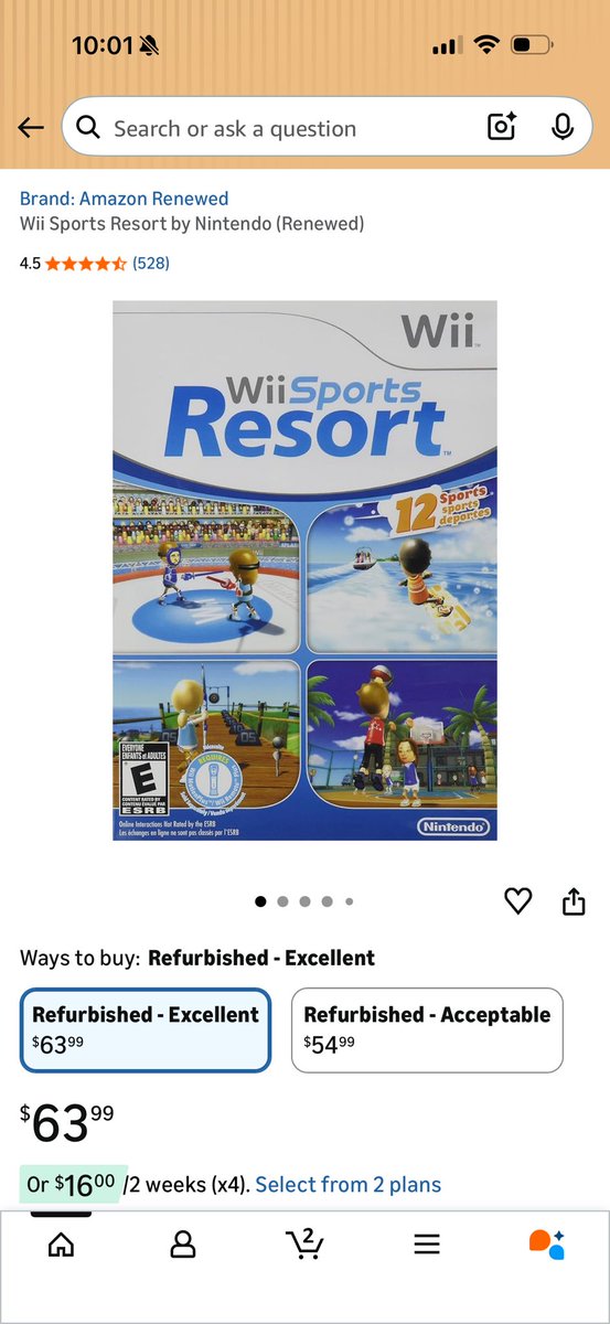 I was looking for new Wii games to play this week and wtf why is this bitch $60