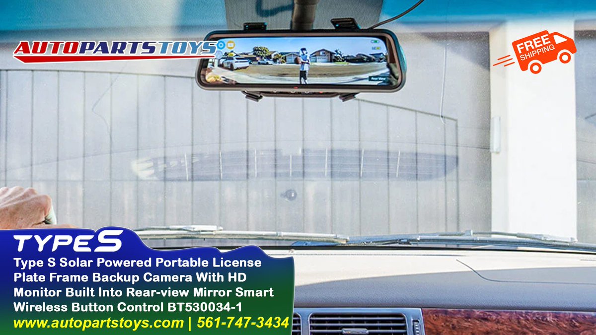 autopartstoys's tweet image. Upgrade your ride in under 5 mins with the Type S Wireless Backup Camera.
✅ No wiring
✅ HD Mirror Monitor
✅ Solar Powered
✅ Universal Fit

Parking just became the easiest part of your drive. 🚗
🔗 autopartstoys.com
📞 561-747-3434

#CarEnthusiast #TypeS #AutoTech #USA
