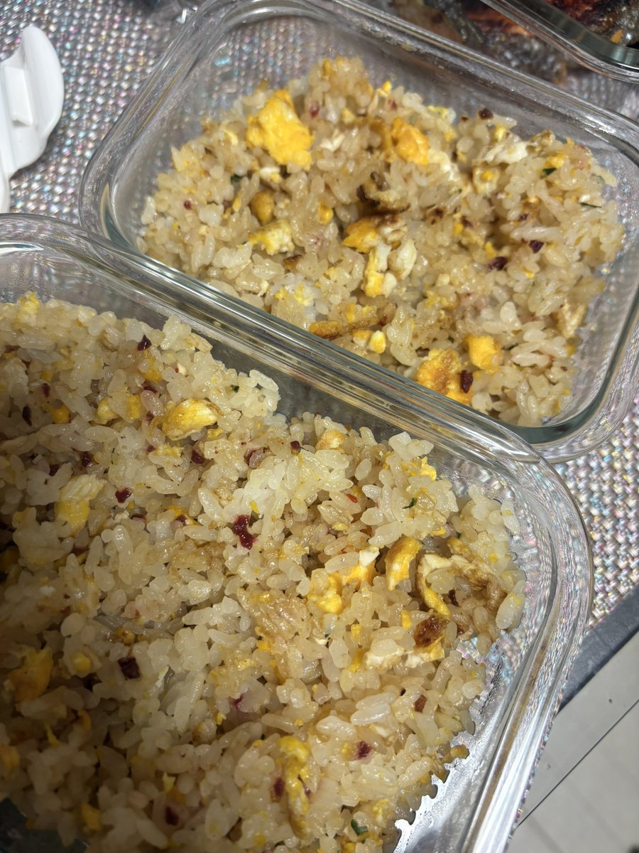 毎日🍙持たせるんだけどご飯が少しだけ残る💦🍚 チャーハン以外に何