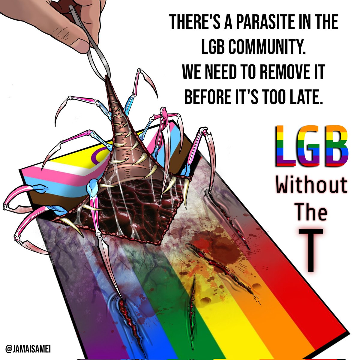 LydiaTerf6666's tweet photo. @Gaynotqueer1 #BelfastPride supports the medicalisation, mutilation, and sterilisation of children
There's no longer any pride in Pride
How have we sunk so low? https://t.co/hf834DGkRe
