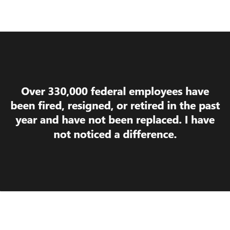 The same thing would happen if the #spending were cut in half... or even cut by two thirds.  #Taxpayers aren't paying for anything for themselves. #Taxation #theft #deficit #debt #inflation #government #fraud #waste #abuse